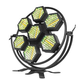 7-Halo Hexa LED Pixel Light | 700W COB + 50W RGB Matrix