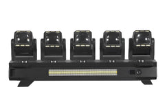 5-head infinite rotating beam light