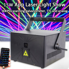 APP 15W RGB laser light 