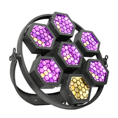 MINI Retro 7-LED Stage Light | Dual-Matrix RGB Wash