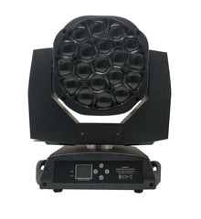 19x10W RGBW Zoom Moving Head | Auto-Focus Beam Wash