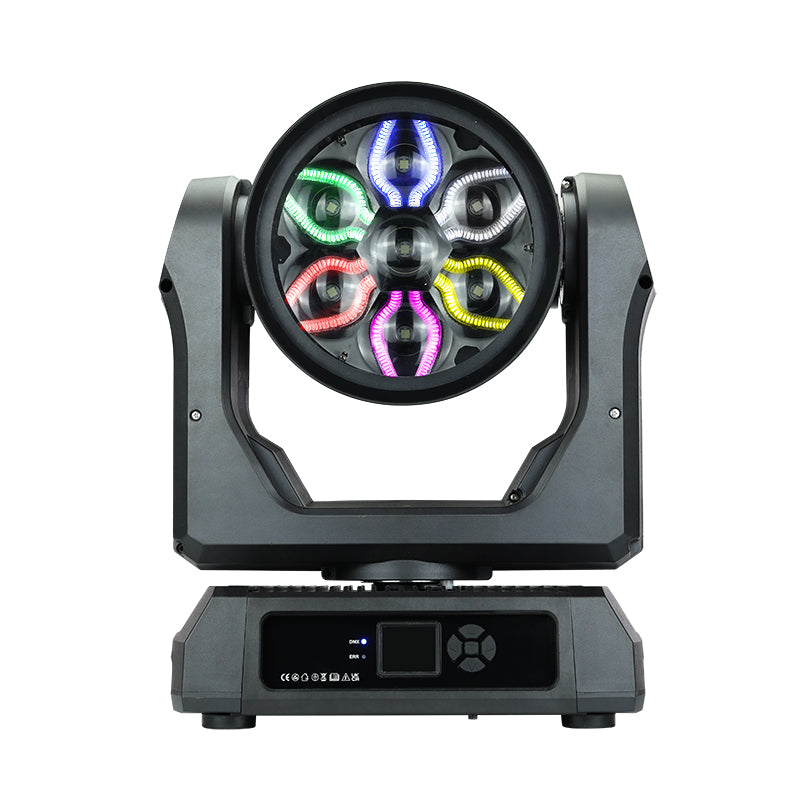7 60W waterproof moving head wash lights with auxiliary light - Martin style 