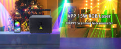 APP 15W RGB laser light 